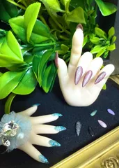 ドール用選べる単色カラーネイルチップ(匿名発送)