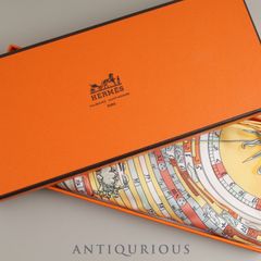 HERMES エルメス スカーフ CARRES45 カレ45 DIES ET HORE 占星術 SILK100% 箱