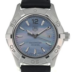 値下 タグホイヤー TAG HEUER WAF1417.BA0812 アクアレーサー クォーツ レディース 良品 保証書付き K#137482