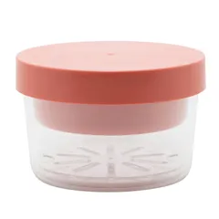 【在庫処分】三好製作所 GEL-COOL ヌードルランチ 保冷剤一体型 ラウンド マカロンピンク 0101-0235