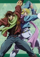 【中古】クリアファイル A.ジョセフ・ジョースター＆シーザー・アントニオ・ツェペリ A4クリアファイル 「ジョジョの奇妙な冒険 第二部 戦闘潮流」