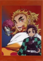 【中古】雑貨 竈門炭治郎＆煉獄杏寿郎＆猗窩座 ビジュアルボード 「一番くじ 鬼滅の刃 ～鬼殺の志 弐～」 G賞