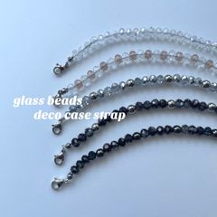 ﾄﾚｶﾃﾞｺｹｰｽｽﾄﾗｯﾌﾟ - glass beads -