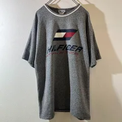 T-531 HILFIGER グレー Tシャツ Lサイズ