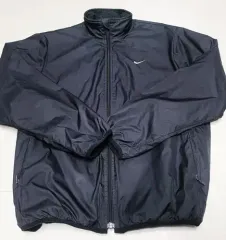 NIKE(ナイキ)ゴルフ ビンテージ 起毛裏地 季節のジャンパー ブラック 100 ポール 1126 ／ d