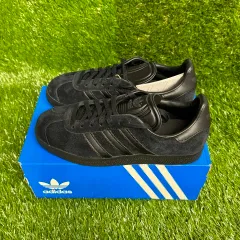 （ 225 ／ 220 報われない) adidas(アディダス) ガゼル トリプル 黒