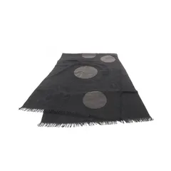 エルメス ストール ニューリブリス ブラック 大判　カシミヤ　シルク HERMES エルメス ニューリブリス ストール ショール カシミヤ