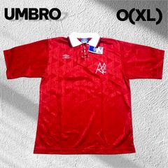 希少 90s UMBRO アンブロ ゲームシャツ ユニフォーム サッカー L 赤
