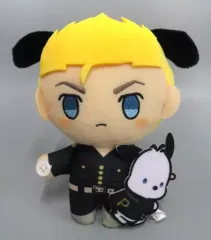 【中古】ぬいぐるみ 花垣武道＆ポチャッコ 手つなぎぬいぐるみ～武道・マイキー・ドラケン・一虎～ 「東京リベンジャーズ×サンリオキャラクターズ」