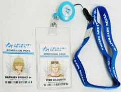 [중고] 수납·휴대용 아이템 버나비·브룩스 Jr. & 라이언·골드 스미스 신아폴론 미디어 ID 카드 홀더 & 사원증 세트 [극장판 TIGER & BUNNY -The Rising-] 제1탄 전매권 특전