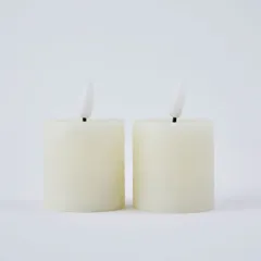 ☆ ホワイト ☆ LEDライト キャンドル ボーティブ 2個入り LED ライト ろうそく 型 LEDキャンドル ボーティブ 2本セット LEDキャンドルライト 卓上ライト ゆらぎ LEDライト 間接照明 照明 おしゃれ テーブルライト 寝室 かわいい 可愛い