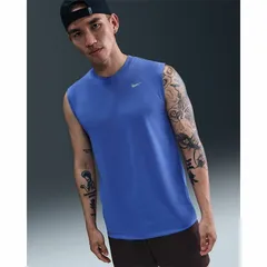 ナイキ ノースリーブシャツ タンクトップ メンズ NIKE Dri-FIT レジェンド スリーブレス  Tシャツ|トレーニング スポーツウェア   ランニング  速乾 青 ブルー 男性 袖なし トップス  スポーツシャツ 服 /DX0992-411