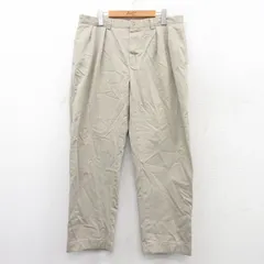 W35/古着 ラルフローレン ブランド パンツ メンズ 90s ETHAN コットン ベージュ カーキ 25sep13 中古 ボトムス ロング