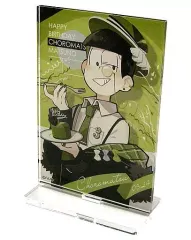 【中古】アクリルスタンド・アクリルパネル チョロ松 「おそ松さん×mixx garden COLLABOLATION CAFE 第2弾 トレーディングアクリルスタンド(スクエア)」