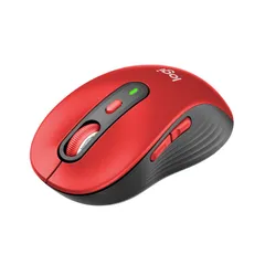 Logicool Signature M750MRD ワイヤレスマウス 静音 レギュラー レッド ワイヤレス マウス 無線 Bluetooth Logi Bolt Unifying非対応 windows mac iPad Android Chrome O