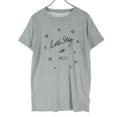 gelato pique ジェラートピケ 英字 半袖 Tシャツ F グレー レディース 古着