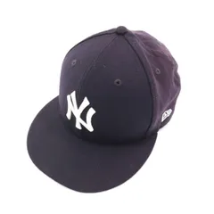 NEW ERA ニューエラ ニューヨークヤンキース ベースボール キャップ 9 ネイビー 9FIFTY 帽子 メンズ 古着