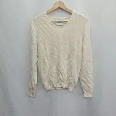 ◇ ⊇ BEAUTY & YOUTH UNITED ARROWS Ｖネック ウール カシミヤ 長袖 ニット サイズ表記なし アイボリー レディース E  【1409240007753】