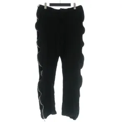 ブラックコムデギャルソン BLACK COMME des GARCONS ウール縮絨 サイドファスナーパンツ スラックス M ブラック 黒 1Ｈ-Ｐ001のサムネイル