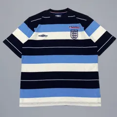 UMBRO アンブロ 90s 半袖 カットソー M ネイビー イングランド代表 スリーライオンズ KT60-D1-KGのサムネイル