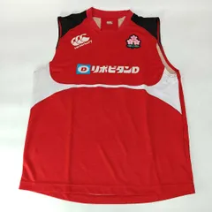 CANTERBURY - カンタベリー ラグビー 日本代表 ノースリーブシャツ ジャージ 選手支給 #56 4L メンズ CANTERBURY スポンサー カンタベリー ラグビー 日本代表 ノースリーブシャツ ジャージ