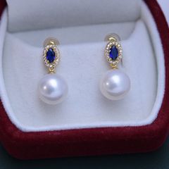 本真珠南洋白蝶真珠シャンパンクリーム13.6㍉ピアスBL1130 本真珠南洋白蝶真珠シャンパンクリーム13.6㍉ピアスBL1130 - メルカリ