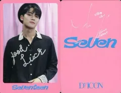 【中古】コレクションカード(男性) SEVENTEEN/MINGYU(ミンギュ)/枠ピンク・裏面印刷サイン入り/「DICON D’FESTA MINI EDITION SEVENTEEN」フォトカード