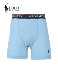 箱なし ラルフローレン ボクサーパンツ メンズ 1枚 前開き 下着 polo ralph lauren prl ロング s m l xl ライトブルー 【メール便】 正規品 新品 男性 516669