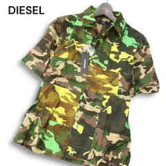 DIESEL 新品迷彩柄スカジャン カラフルパッチ付き DIESEL 新品迷彩柄スカジャン カラフルパッチ付き