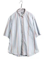 【お得なクーポン配布中!】 90s ドッカーズ リーバイス ストライプ ボタンダウン 半袖 シャンブレー シャツ メンズ XL オールド 半袖シャツ 100% コットン カジュアル