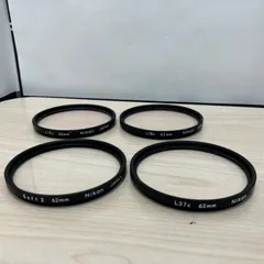 【00121】　Nikon Soft 2 62mm + L1Bc 62mm + L37c 62mm 4個セット レンズフィルター