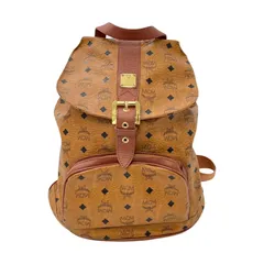 ◆◆MCM エムシーエム バッグ リュック ヴィセトス柄 ゴールドプレート ブラウンのサムネイル