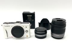 Panasonic パナソニック LUMIX GF2 DMC-GF2 ホワイト /  ダブルレンズキット G 1:2.5/14 + G VARIO 1:3.5-5.6/14-42