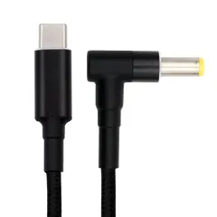 新品 Xiwai タイプ C 100W 充電器コード USB-C 入力から 20V DC 5.5*2.5mm 出力電力 20V 5A 65W PD 充電ケーブル ノートパソコン用 180cm/5.9フィート