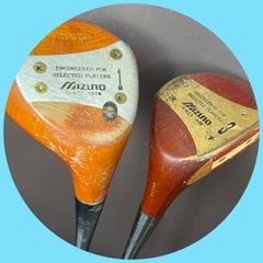 【送料込み】ミズノのビンテージウッドのセット、ミズノプロ W1、W3