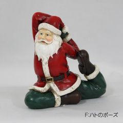 ヨガサンタ F 鳩のポーズ クリスマス オブジェ 置物 かわいい ヨガ 受付