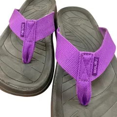 【人気商品⭐️マリブサンダル】 Malibu sandals     SURFRIDER    28cm    紫 パープル　 ワンオーナーユーズド品 （AYA）のサムネイル
