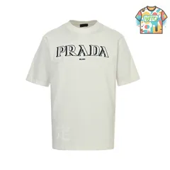 【今日WTO】Prada 25ss シャドウレター刺繍半袖-PB42