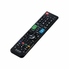 【新品・7営業日以内発送】エレコム（ELECOM） ERC-TV02LBK-MU テレビリモコン 汎用 12メーカー対応 動画配信サービス切替ボタン 設定番号を入力してすぐに使える ブラック ERCTV02LBKMU【沖縄離島販売不可】のサムネイル