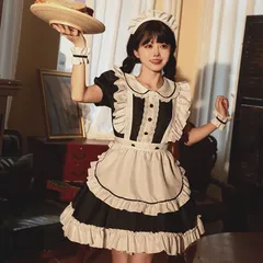 新品 けいおんメイドコスプレのかわいいロリータ ドールカラーのメイド制服 kkkvxf