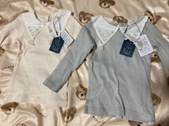 cottoli 新品　襟付きタッセル　木馬　90cm ２枚セット　春服　コトリ