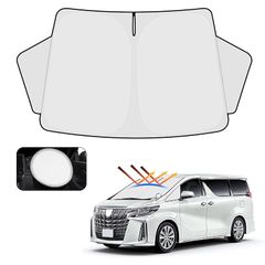 【2025年・遮光・遮熱アップグレード】Cartist トヨタ アルファード 30系 フロントサンシェード ALPHARD 3代目 2015年~現行 サンライン サンセット サンフィア フロントガラス サンシェード シェードカーテン マルチサンシェード 遮 0