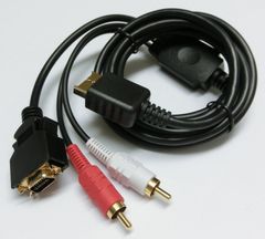 PS3/PS2用 D端子ケーブル