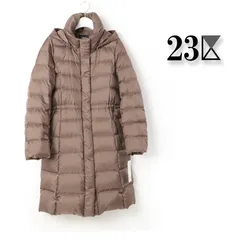 2023AW✨23区 シレータフタ ロング ダウンコート　ベージュ　38 23区｜【新色追加/洗える/撥水加工】シレータフタ ロング ダウン