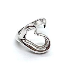 美品★ Tiffany & Co. ティファニー オープンハート リング 10号 シルバー 925 エルサペレッティ