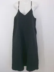 ◇ HONEYSUCKLE ROSE チェック ロング キャミソール ワンピース サイズ L ブラック レディース P  【中古】 【1210130002488】のサムネイル