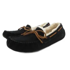 アグ オーストラリア UGG australia ダコタ Dakota モカシンシューズ スリッポン スエード 24cm 黒 ブラック 117949 /GV