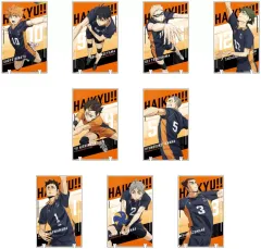 【中古】アクリルスタンド・アクリルパネル 全9種セット 「アートパネルコレクション 劇場版ハイキュー!! ゴミ捨て場の決戦 Vol.2 烏野高校BOX」