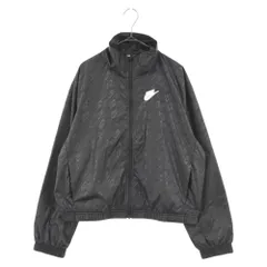 NIKE (ナイキ) フューチュラ プリント ウーブン ナイロンジャケット レディース ブラック DD5787-010のサムネイル