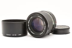 ★外観美品★キヤノン Canon NEW FD 100mm F2.8 《純正フード付属》★ LL55#4679